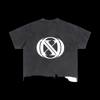 ‘REAPER’ BOXY DISTRESSED TEE - ReaperXO