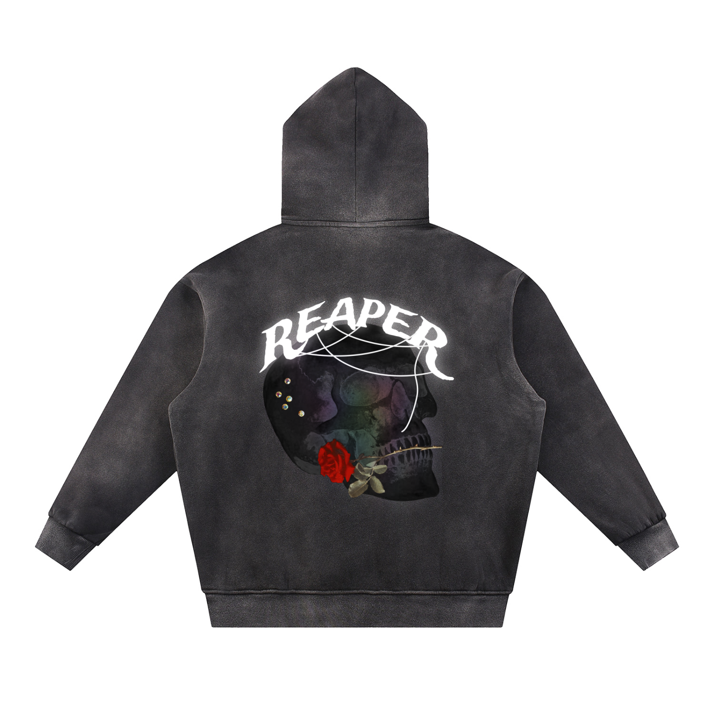 ‘REAPER’ SUN-FADE HOODIE